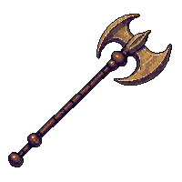Bronze Battle Axe — free pixel art sprite from Weapons Arsenal