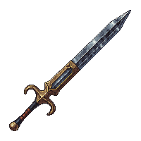 Bronze Scimitar — free pixel art sprite from Weapons Arsenal