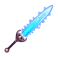 Crystal Cutlass — free pixel art sprite from Weapons Arsenal