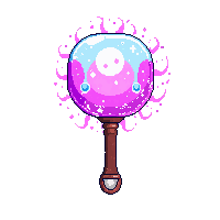Crystal War Hammer — free pixel art sprite from Weapons Arsenal