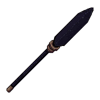 Obsidian Bo Staff — free pixel art sprite from the Weapons Arsenal collection, transparent PNG