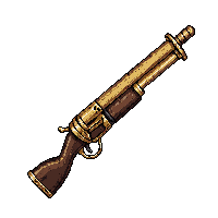 Bronze Gatling Gun — free pixel art sprite from Weapons Arsenal