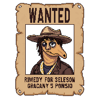 bounty hunter poncho cigar scars wanted poster