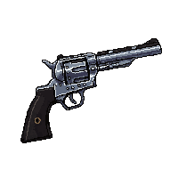 revolver colt pistol silver chamber western