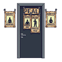sheriff office jail cell wanted posters