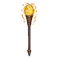 ancient wizard staff stone rune carved glowing