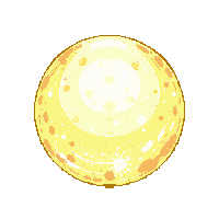 crystal orb golden sphere light radiant bright