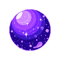 crystal orb purple sphere dark energy swirling