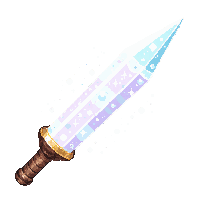 crystal wand clear pointed faceted sparkling