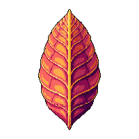 dragon scale single large iridescent red gold