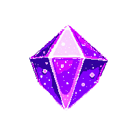 floating crystal shard purple hovering glowing