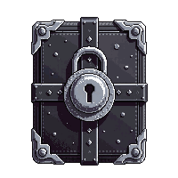 leather spell book black thick closed silver lock