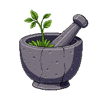 mortar pestle stone gray grinding herbs