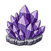 raw crystal cluster purple amethyst jagged points