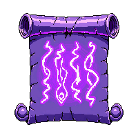 spell scroll purple arcane glowing runes