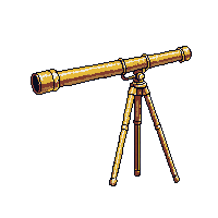 telescope brass long retractable stargazing