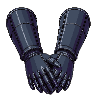 wizard gloves dark leather rune stitched