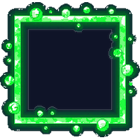 word garden 5222 frame neon emerald