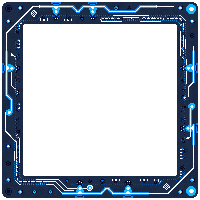 word garden 5244 border scifi circuit blue