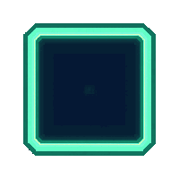 word garden 5246 border scifi hologram green