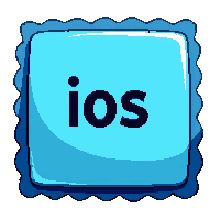 word garden 5153 tile iOS blue